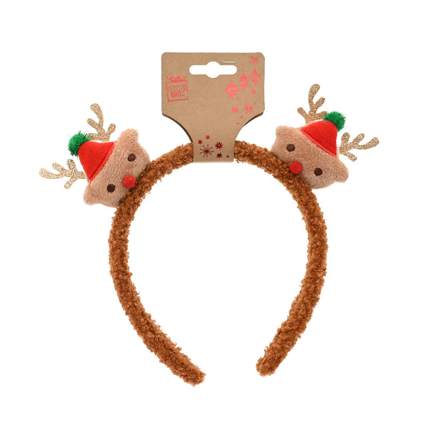 Cute Character Christmas Headband | Assorted Designs, Santa and Reindeer