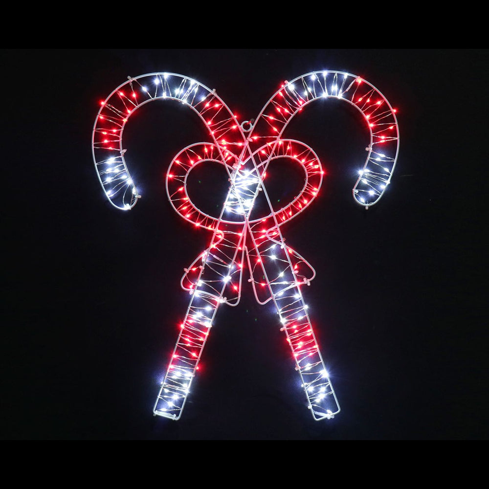 LED Micro Wire Candy Cane Light | 50cm, 194 Cool White and Red Lights