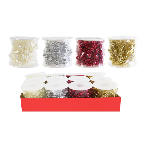 Bead Garland Mixed 10m | Assorted Colours, 8mm and 3mm Beads