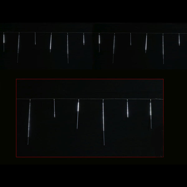 LED Rainfall Tubes Mixed Sizes | Pack of 12, White, Cool White SMD Lights