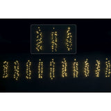 Festive Magic Warm White Cluster Curtain Christmas Lights - 4.8m, 400 LEDs