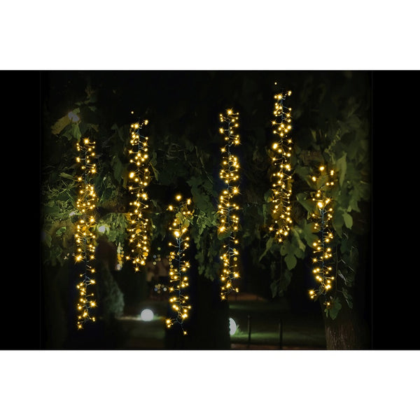 Festive Magic LED Tree Cluster Lights - 480 Lights, 10m, Warm White