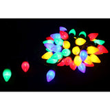 Festive Magic Classic Teardrop Christmas String Lights - 50 Multicoloured Bulbs