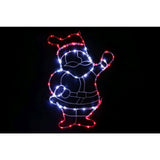 Festive Magic LED Waving Santa Silhouette Christmas Light - 35 x 49.5cm