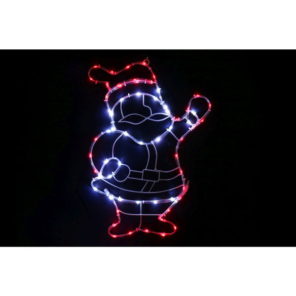 Festive Magic LED Waving Santa Silhouette Christmas Light - 35 x 49.5cm