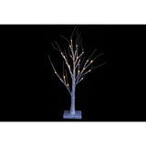 Festive Magic Warm White LED Birch Tree Decoration - 60cm, Timer, Twinkle