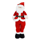 Festive Magic Traditional Plush Standing Santa Decoration - 59cm, Red