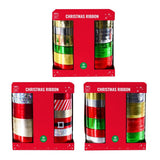 Festive Magic Christmas Craft Ribbon Assortment - Pack of 10, Assorted Designs