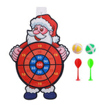 Festive Magic Santa Christmas Dart Game - Pack of 6, Assorted Colours