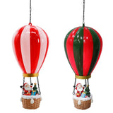 Festive Magic LED Hot Air Balloon Hanging Decoration - Timer, Assorted Designs