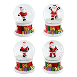 Festive Magic Santa Snow Globe Christmas Decoration - 45mm, Assorted Designs