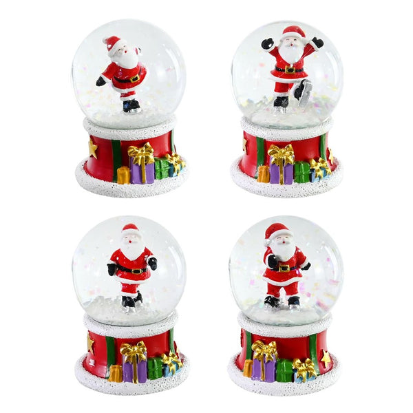 Festive Magic Santa Snow Globe Christmas Decoration - 45mm, Assorted Designs
