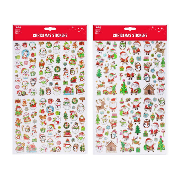 Festive Magic Christmas Stickers Mega-Mix - Assorted Designs and Colours