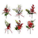 Festive Magic Christmas Decorative Foliage Pick - 20cm, Assorted Designs