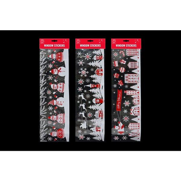 Festive Magic Christmas Window Decals - Assorted Festive Designs and Colours