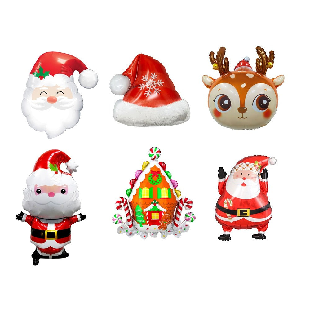 Festive Magic Christmas Foil Balloon Mega Mix - Assorted Designs and Colours