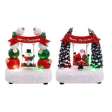 Festive Magic Illuminated Arch Swing Christmas Ornament - Assorted Designs