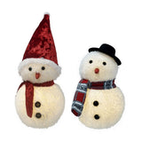 Festive Magic Light-Up Snowman Christmas Decoration - 32cm, Assorted Designs