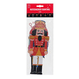 Festive Magic Nutcracker Character Christmas Bunting - 2.5m, Assorted Designs