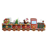 Festive Magic Christmas Paper Treat Train Set - 5 Pieces, Assorted Colours