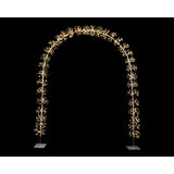 Festive Magic Starburst Christmas Arch - 1.9 x 2.5m, Warm White