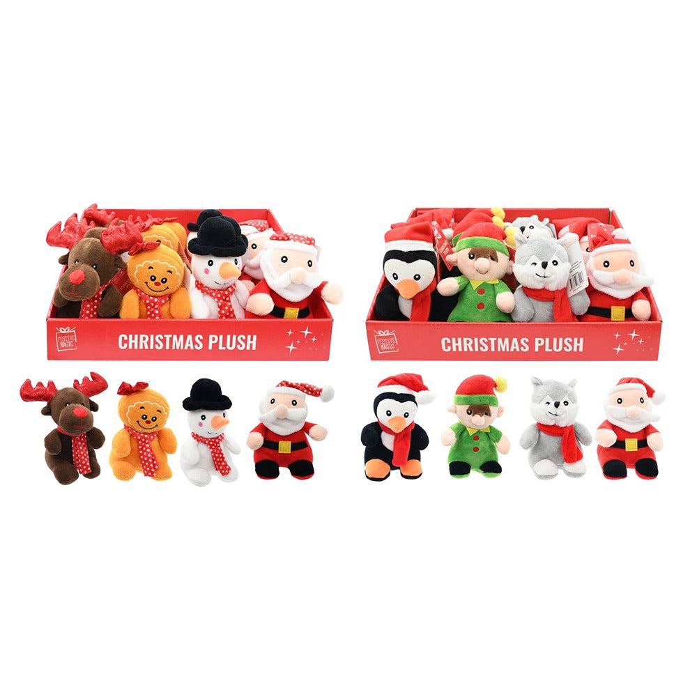 Festive Magic Christmas Character Plush Toy - Assorted Designs and Colours