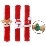 Festive Magic Christmas Character Plush Snap Wristband - Assorted Designs