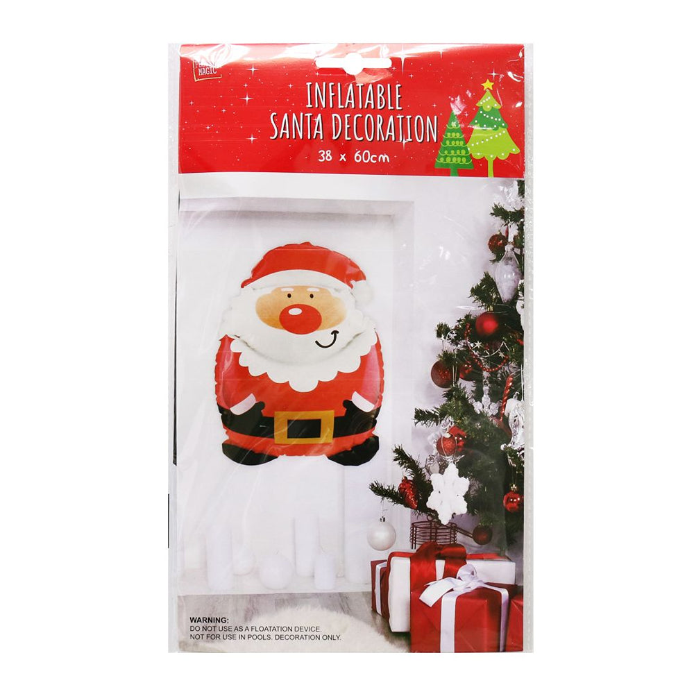 festive magic inflatable santa decoration - 60cm