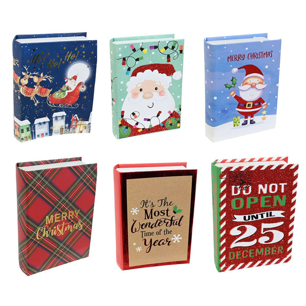 Gift Card Book Box Flip Open Assorted Designs | Magnetic Closure, Matte