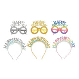Party Birthday Headband & Glasses Set - Assorted Designs