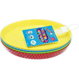 Party Plates - Assorted Designs - 18.5cm 4 Pack
