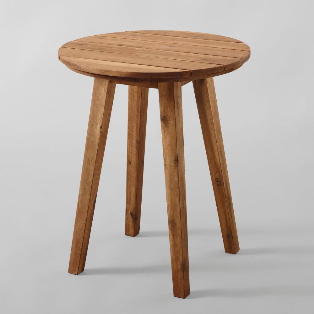 Acacia Wood Round Side Table | H60cm x Dia 50cm - Choice Stores