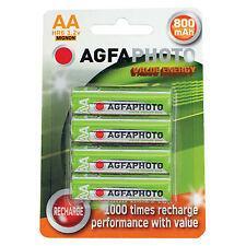 AgfaPhoto Rechargeable AA 800 mAh Batteries | 4 Pack | HR6 - Choice Stores