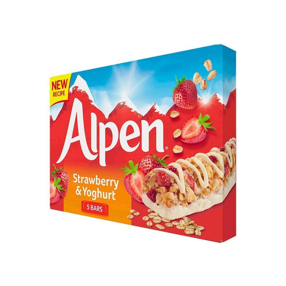 Alpen Strawberry And Yoghurt Cereal Bars | 5 Bars - Choice Stores