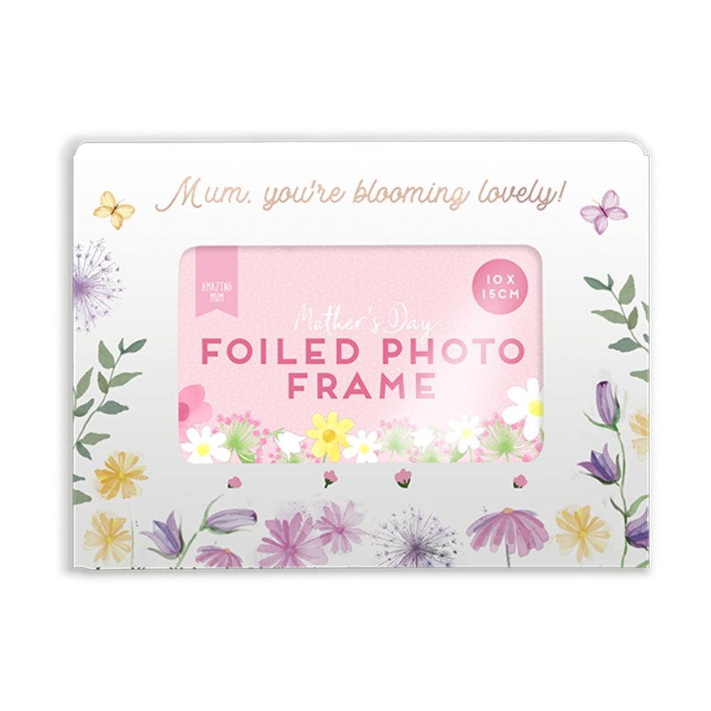 Amazing Mum Mothers Day Foil Photo Frame | 4x6 | Assorted Colour - Choice Stores