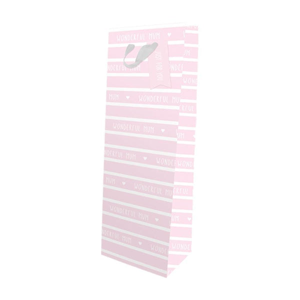 Amazing Mum Mothers Dya Luxury Foil Bottle Bag | Assorted Design - Choice Stores