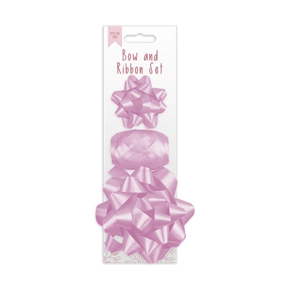 Amazing Mum Pink Bow &amp; Ribbon Gifting Pack - Choice Stores