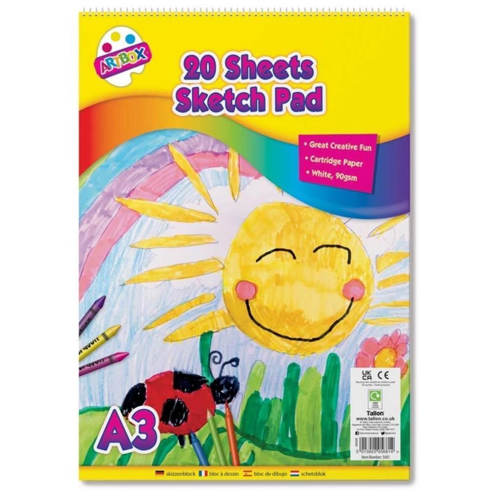 Artbox Artist A3 Sketch Pad | 20 Sheets - Choice Stores