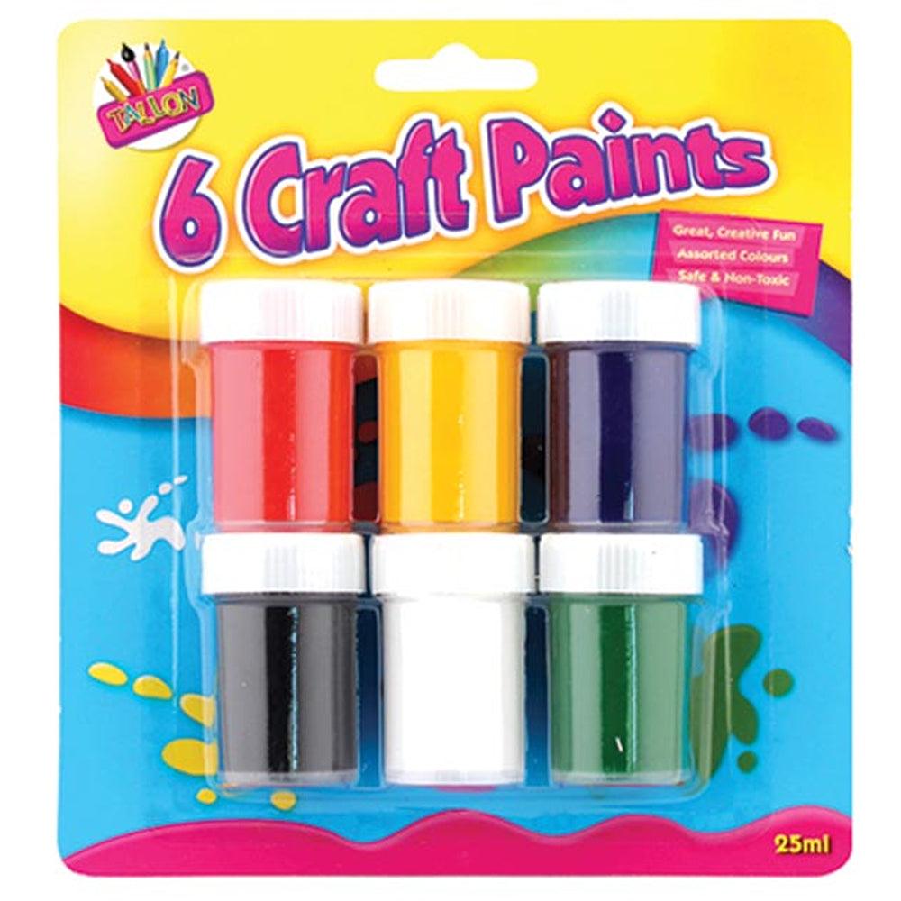 Artbox Craft Paint Pots | 6 Assorted Colours - Choice Stores