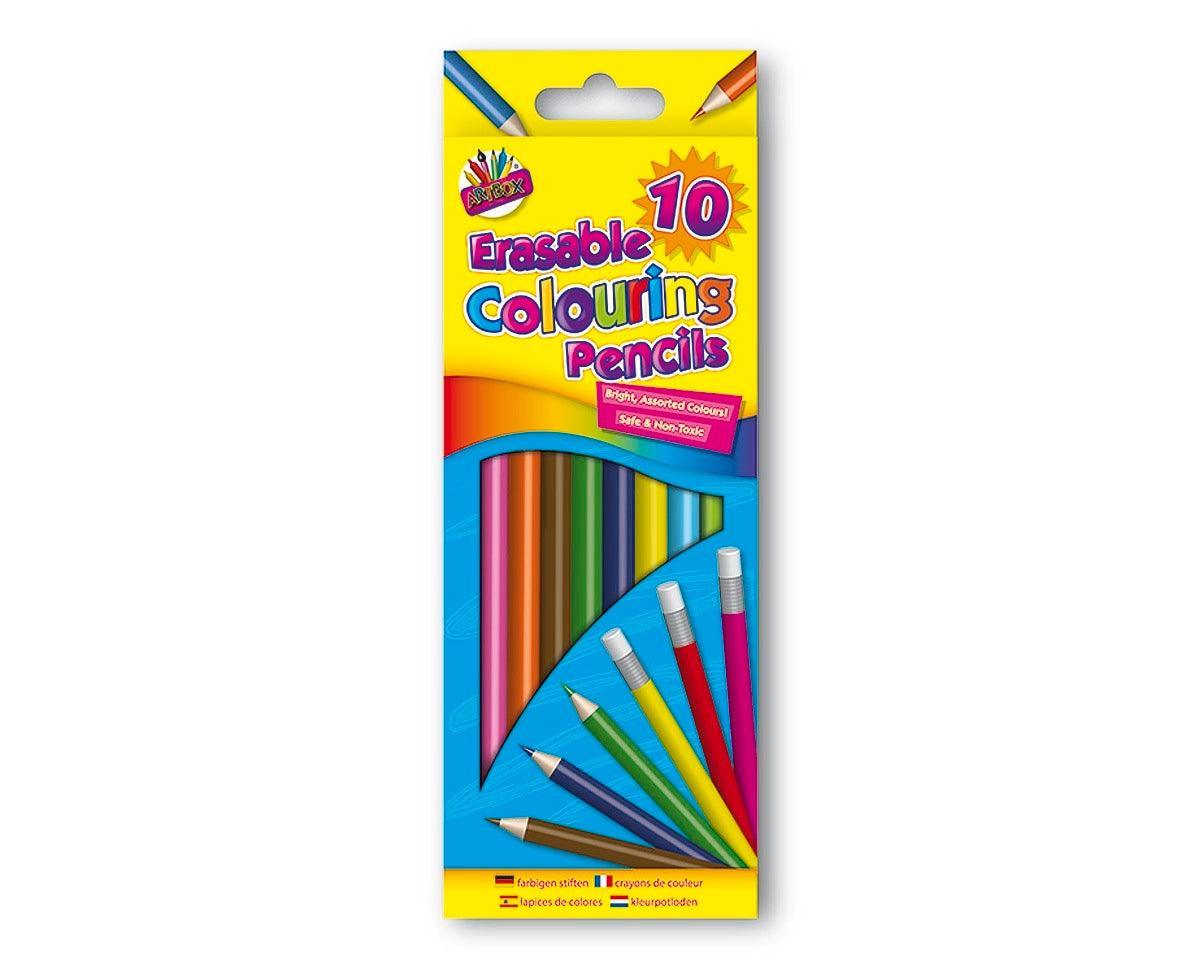 Artbox Erasable Colouring Pencils | 10 Pack - Choice Stores