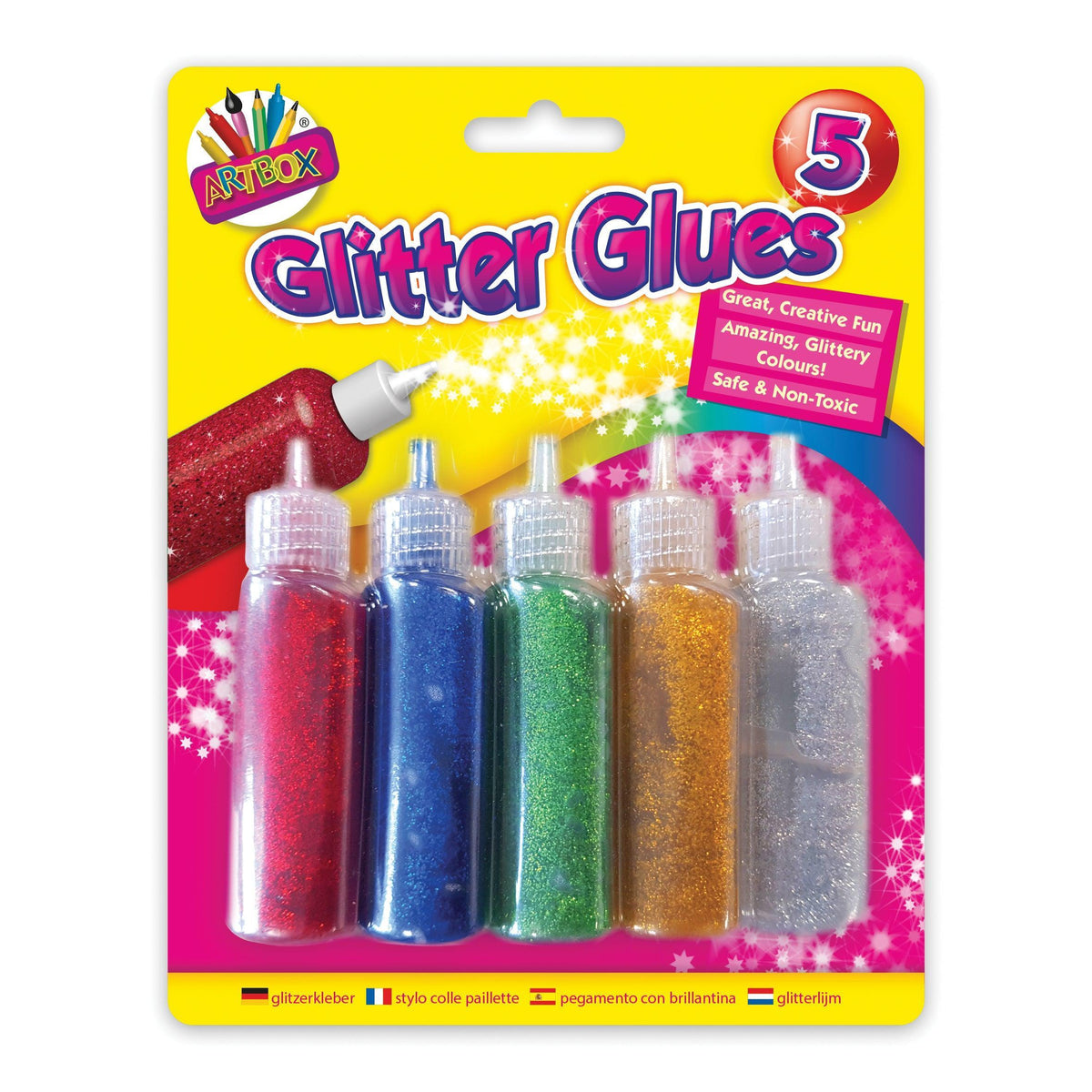 Artbox Glitter Glues | 5 Pack - Choice Stores