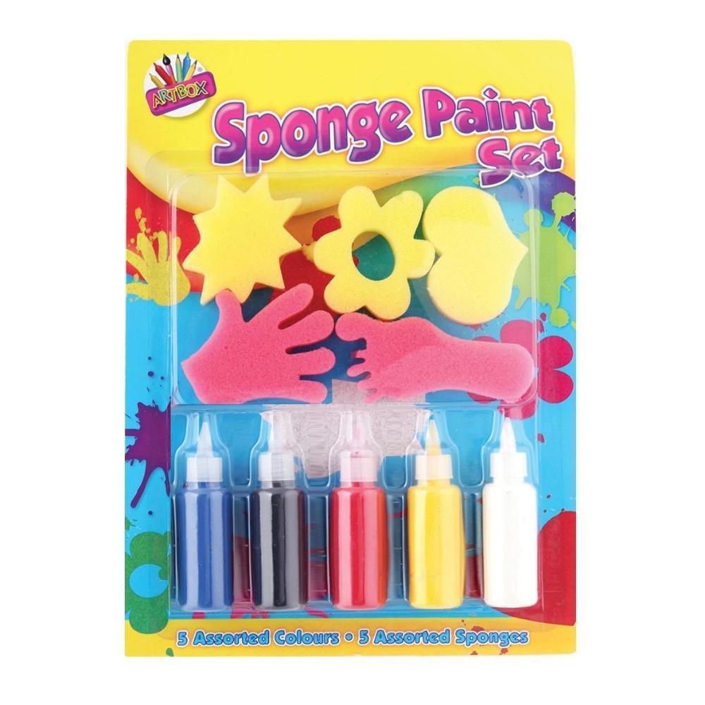 Artbox Sponge Paint Set | 5 Colours - Choice Stores