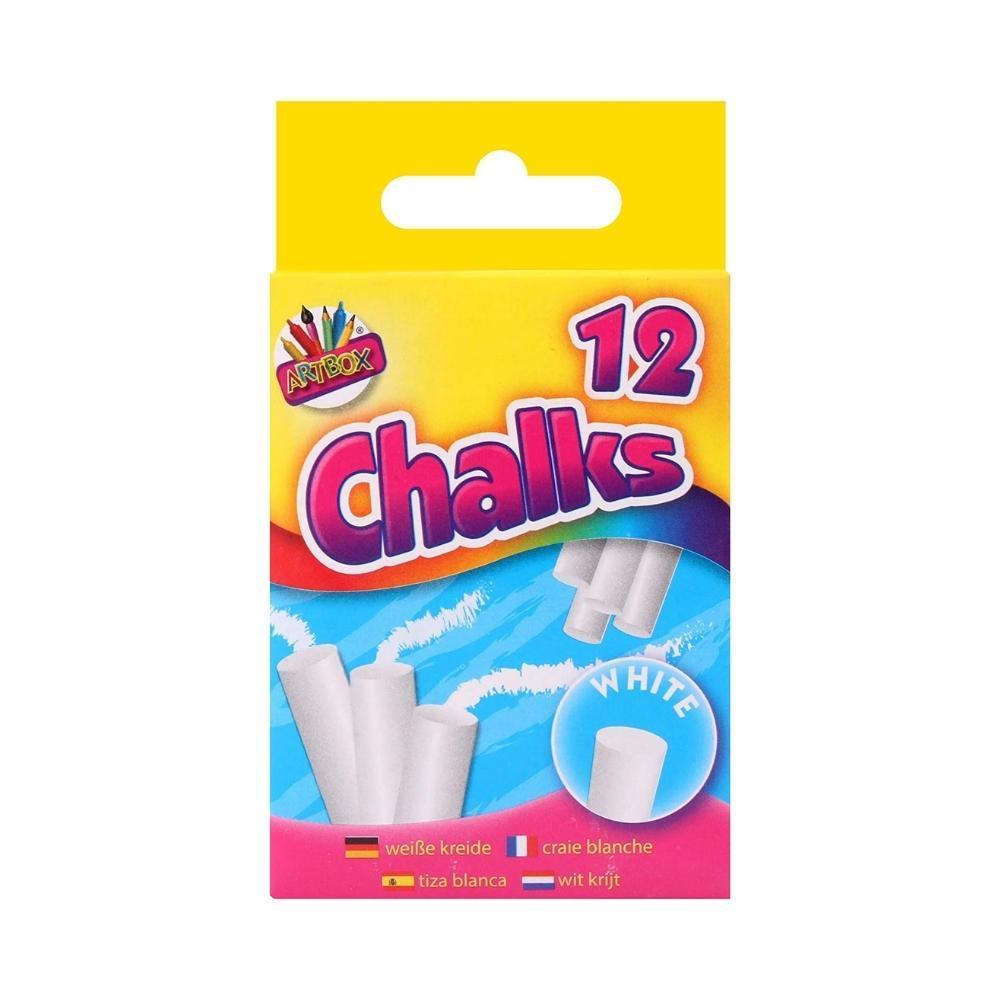 Artbox White Chalks | 12 Pack - Choice Stores