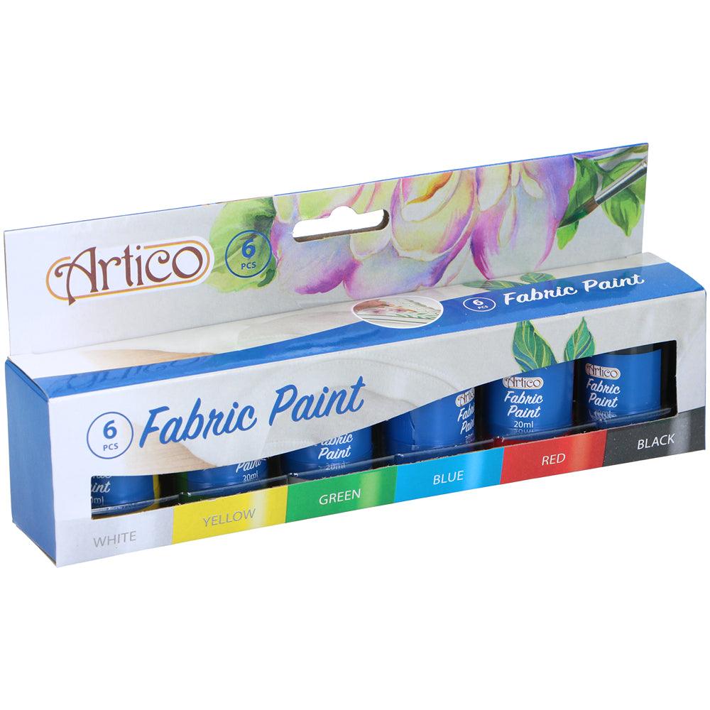 Artico Fabric Paint | Pack of 6 - Choice Stores