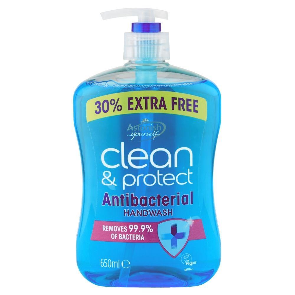 Astonish Clean &amp; Protect Antibacterial Handwash | 650ml - Choice Stores