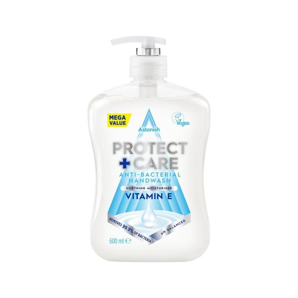 Astonish Protect &amp; Care Anti-Bacterial Handwash Vitamin E | 600ml - Choice Stores