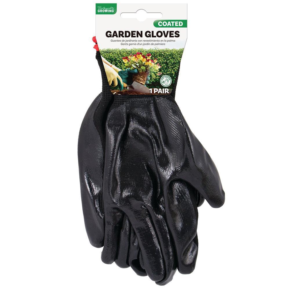 Backyard Growing Black Latex Gloves | 23cm - Choice Stores