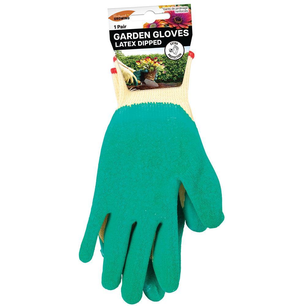 Backyard Growing Green Latex Garden Gloves - Choice Stores