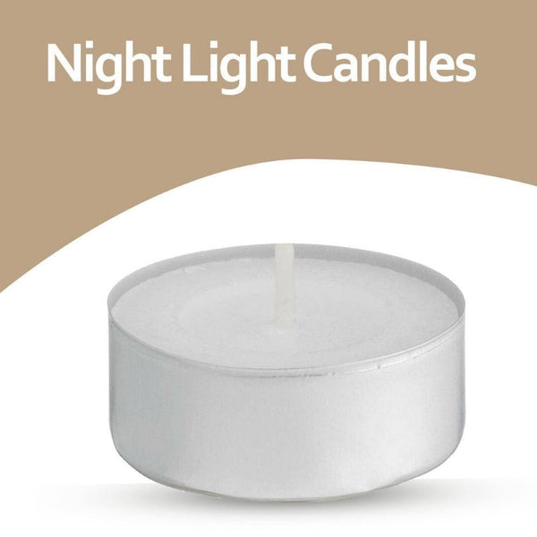 Baltus Unscented Night Light Candles | Pack of 50 | 8 Hour Burn Time - Choice Stores