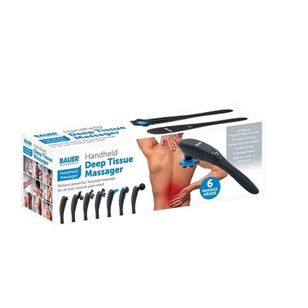Bauer Handheld Deep Tissue Massager | Includes 6 Attachments - Choice Stores